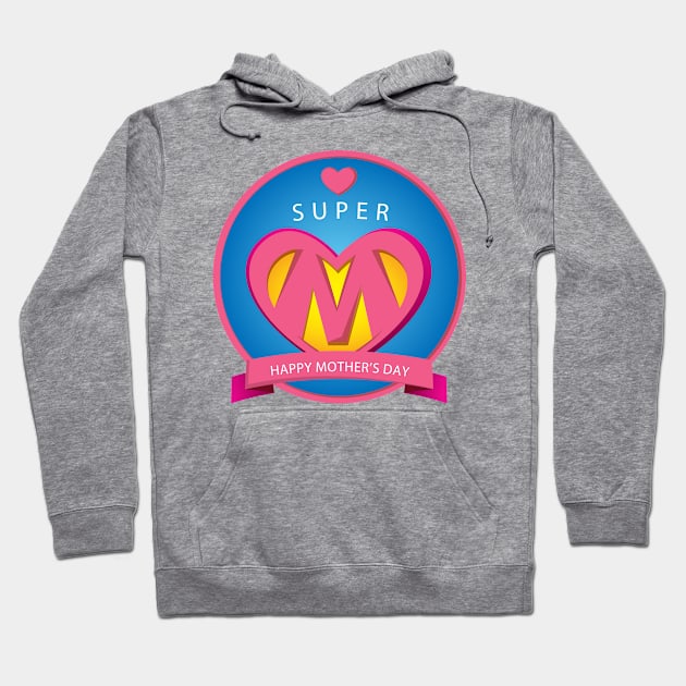 Super Mom Day Hoodie by Teeshory